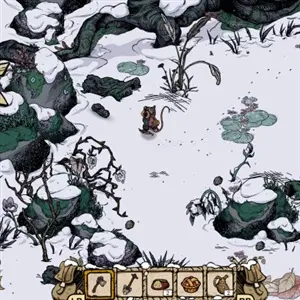 Winter Burrow - Kieselsteine und Zweige