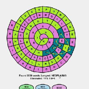 WordSpiral - Wort Finden