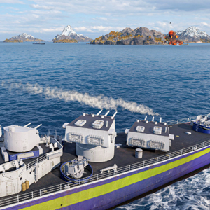 World of Warships Legends Eagle Union’s Power - Marineartillerie