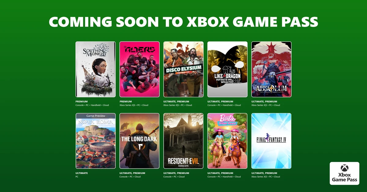 Xbox Game Pass March 2026 Wave 2