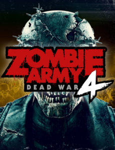 Zombie-Armee 4 Dead War Load Bildschirme sehen aus wie Old School Horrorfilm-Poster