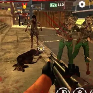 Zombie Survivor: Undead City Attack - Maschinengewehr